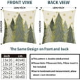 thumbnail image 3 of Grey Christmas Pillow Covers 20x20 Inch Set of 2 Santa Tree Gold Snowflake Xmas Decorative Square Throw Pillows For Couch Winter Holiday Pillow Cases Farmhouse Home Decor For Sofa Porch Outdoor, 3 of 6