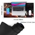 thumbnail image 5 of XXL Large Gaming Mouse Pad,Mousepad with Stitched Edge Frame & Non-Skid Rubber Base,Desk Mat for Work,Office Desk Pad for Laptop,Computer Keyboard and Mice Combo Pads Mouse Mat 31.5X15.7 inches, 5 of 13