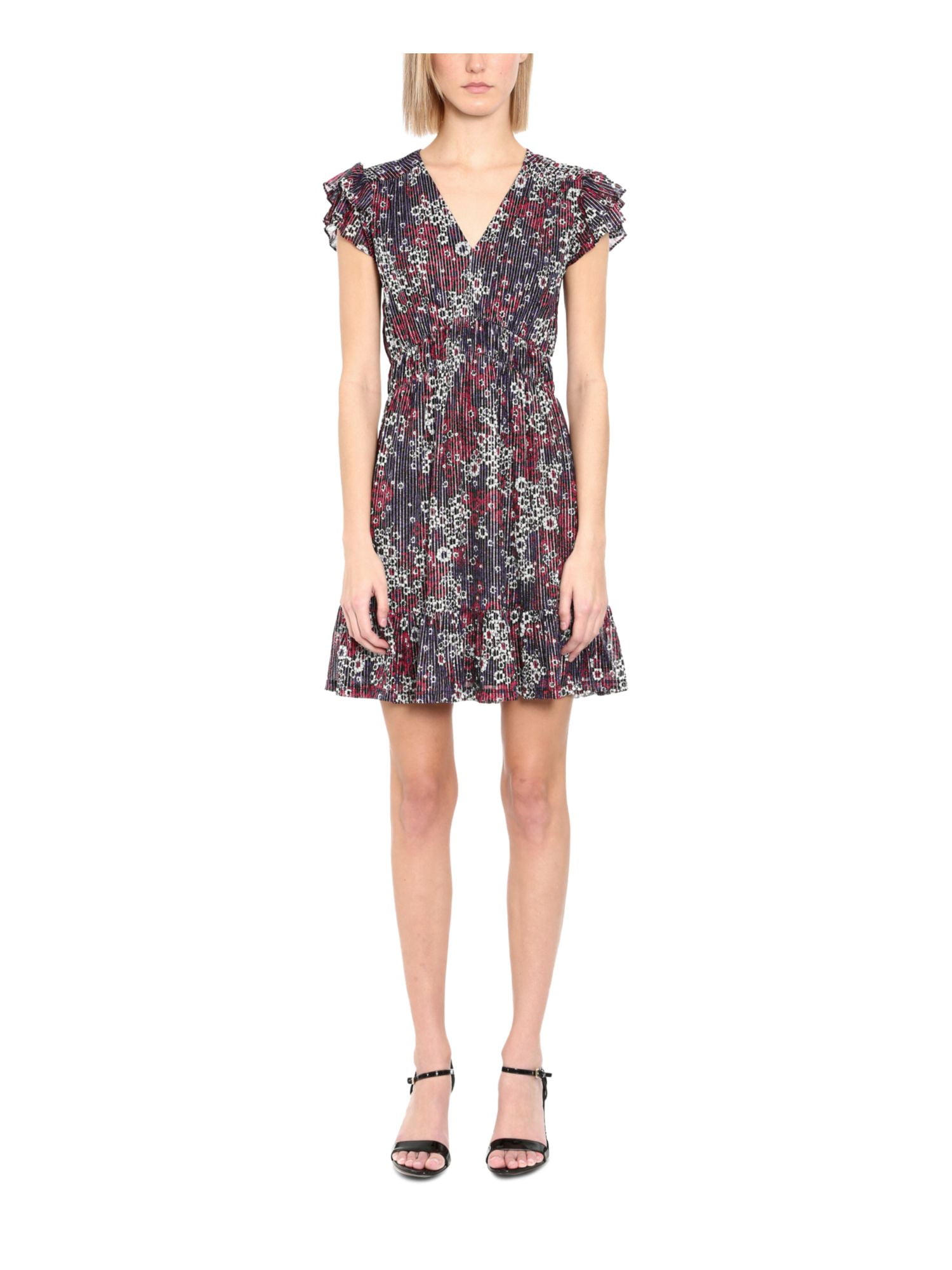 michael kors pink floral dress