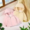 thumbnail image 4 of XQYLOS Toddler Lightweight Rain Jacket Plain Design Hooded Windproof Raincoat with Full Zip Up Closure and Hand Pockets for Baby Boys Girls Casual Outerwear Jackets Clothing Daily Wear, 4 of 9