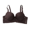 thumbnail image 2 of Plus Size Front Closure Bra for Women Wireless Supportive Soft Stretch Comfort Bra Adjustable Straps Daily Underwear, 2 of 3