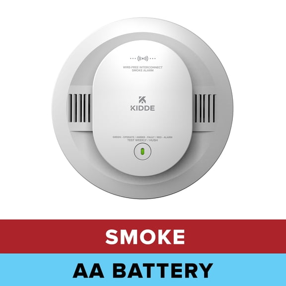 Kidde 20SDR-VRF AA Battery-Powered, Interconnect Photoelectric Smoke Alarm
