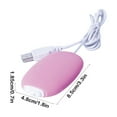 thumbnail image 3 of Compact Electronic Hand Warmer, Ultra Lightweight USB Heating Device with Safety Lock, Ideal for Daily Comfort and Gifting(Pink,D), 3 of 6