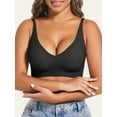 thumbnail image 6 of 5-pack V-shaped sexy bra for women, seamless removable bra pads, adjustable shoulder straps, soft and breathable bras, suitable for all seasons, autumn and winter, suitable for fitness, dating, 6 of 9