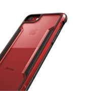 Raptic Shield Case Compatible with new iPhone SE 2022, iPhone SE, iPhone 8, iPhone 7, iPhone 6 Case, Shock Absorbing Protection, Aluminum Frame, 10ft Drop Tested, Red