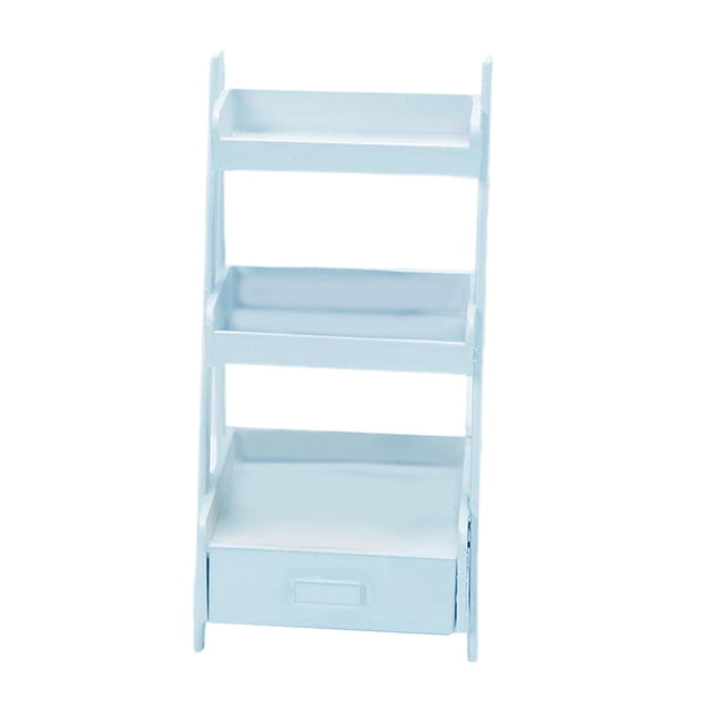 Soporte de planta miniatura 1:12 3 capas Azul Sunnimix