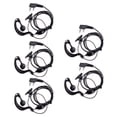 thumbnail image 1 of 5X Auriculares Walkie Talkie de 2 Pines con Conector K, Auricular de Radioaficionado Bidireccional con Cable para Auriculares -888S UV5R Walkie Talkie 992, 1 of 6