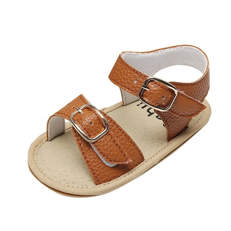 

Boys Girls Open Toe Shoes First Walkers Shoes Summer Toddler Flat Sandals