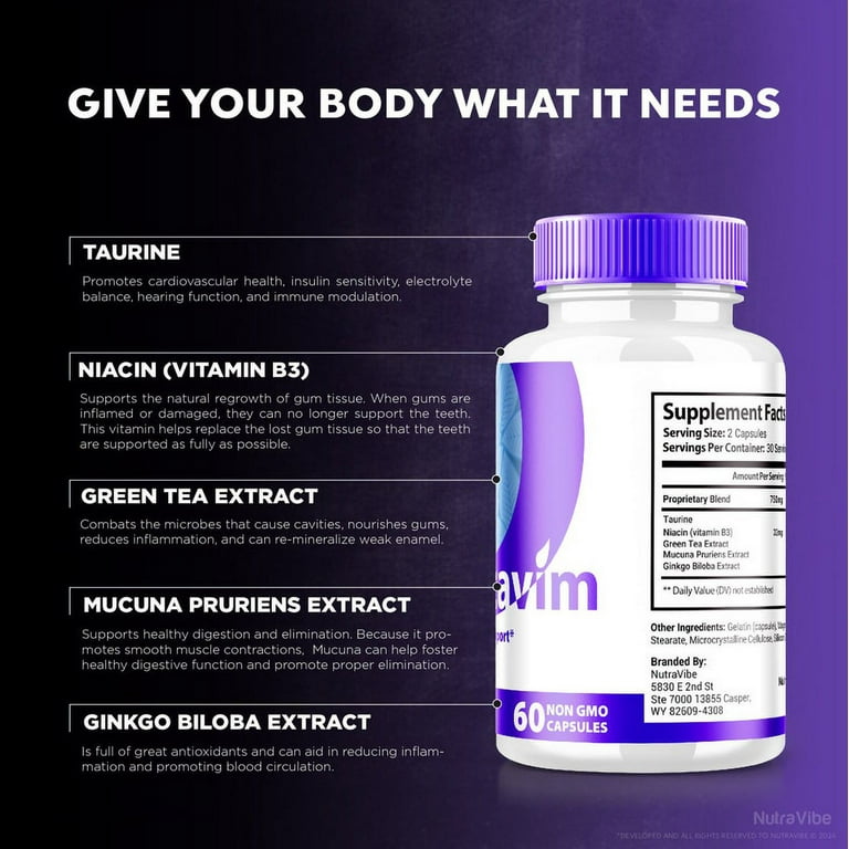 Dentavim Capsules, Dental Support Capsules, Health Supplement for ... Dentavim Capsules, Dental Support Capsules, Health Supplement for ...