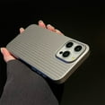 thumbnail image 5 of SaniMore Case for iPhone 13 Pro Max, Rugged Pc Corrugated Backplane Anti-slip, Shockproof Anti-fall Slim Lighhtweight Full Protective Stylish Shell for iPhone 13 Pro Max, Lightblack, 5 of 12