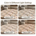 thumbnail image 7 of ODIKA 3'x5' Beige Pink Natural Geometric Washable Area Rug Contemporary Mid Century Interlocking Shapes Tessellated Mosaic for Hallway, Laundry Room, Non-Slip, Flatweave, Easy Care, 7 of 7