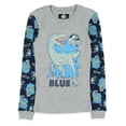 thumbnail image 3 of Jurassic World Boys' Movie Film Park Logo Blue Tight Fit Sleep Pajama Set, 3 of 7