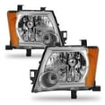 thumbnail image 2 of AKKON - Fit 2005-2015 Nissan Xterra 05-15 OE Style Halogen Type Headlight Headlamp Assembly Chrome Housing Driver - Passenger Replacement, 2 of 7