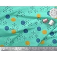thumbnail image 3 of Soimoi Rayon Fabric Geometric & Polka Dots Printed Fabric 1 Yard 42 Inch Wide, 3 of 3