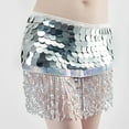 thumbnail image 2 of Daznico Gleaming Sequin Fringe Party Skirt for – Sparkly Flapper Style Mini Skirt for Evening Events and Celebrations,Mardi Gras Clothing,Mardi Gras Skirt,One Size, 2 of 5