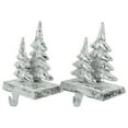 thumbnail image 4 of Northlight Set of 2 Silver Christmas Tree Stocking Holders 5.75", 4 of 6