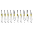thumbnail image 6 of VEVOR Barbed Wire Arm Set of 10 Extend Arm Barbed Wire for 1-3/8" Top Rail Chain-Link Barbwire Arm Hot-Dip Galvanized Steel Cornered Barbwire Arm 45-Degree for Chain Link Fence Grapevine Trellises, 6 of 9