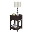 thumbnail image 2 of Convenience Concepts Omega 1 Drawer End Table, Espresso, 2 of 5