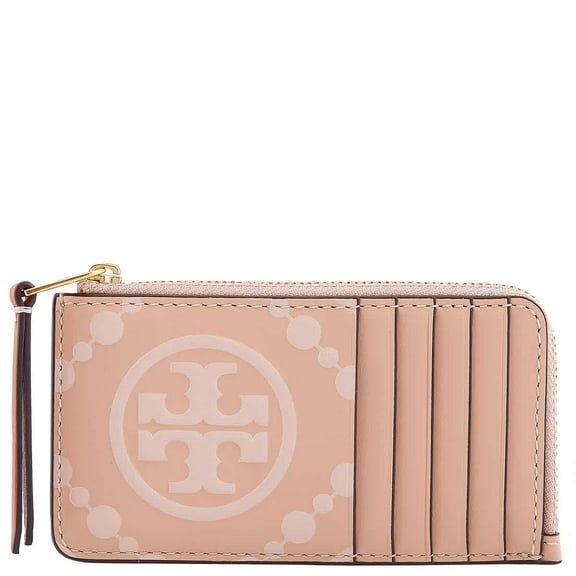 Tory Burch T Monogram Zip Card Case