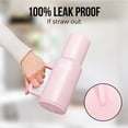 thumbnail image 2 of Gobelet en Acier Inoxydable de 40 oz avec Couvercle à Paille – Rétention Chaude et Froide de 24+ Heures, Conception Étanche au Quart de Tour, Compatible avec Porte-Gobelet – Rose Poudré, 2 of 10