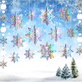 thumbnail image 1 of Decoraciones de copos de nieve JULMELON Frozen 3D para colgar, 15 unidades, 1 of 6