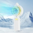 thumbnail image 2 of YZEGDCH Mini Portable Handheld Fan Summer Space-Saving Rechargeable Battery Personal Hand Fan Portable Fan for Outdoor Home Office Travel, 2 of 6
