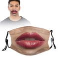 thumbnail image 1 of Riforla Halloween/Cosplay Funny Face Mask - Reusable for Cycling/Parties Face mask D, 1 of 5