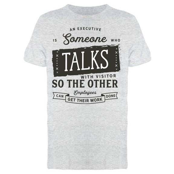 Who Talks With Visitors Tee Men's -Image by Shutterstock Men's T-shirt