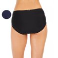 thumbnail image 2 of Calvin Klein Women's Mid-Rise Tummy Control Swim Bottom, Navy, XXL, 2 of 2