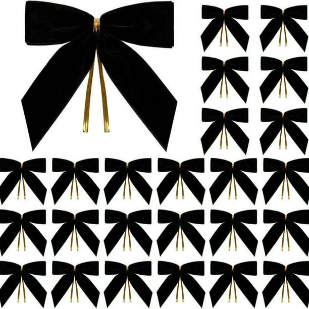 25 Lazos Navideos Pequeos De Terciopelo Burdeos, Ideales Para Decorar Coronas De Rbol De Navidad, Envolver Regalos, Bodas, Bolsitas Para Dulces, Repostera Y Decoracin Del Hogar. 12, 7, UKHBMC