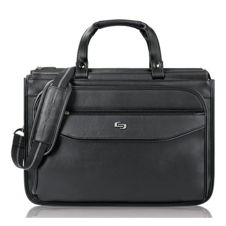 - USLCLS3464, US Luggage Triple Gusset Laptop Briefcase, 1, Black