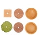 thumbnail image 3 of Juego de posavasos de hamburguesa, juego de posavasos de hamburguesa, posavasos de madera resistentes al calor, posavasos de madera para bebidas, características líderes en su clase, 3 of 14