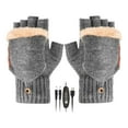 Lroveb Fingerless Gloves for WoMen Womens Usb Heated Gloves Kkuyt