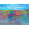 thumbnail image 2 of Tienhaara, Michael 14x12 Black Ornate Wood Framed with Double Matting Museum Art Print Titled - Horizon II, 2 of 4