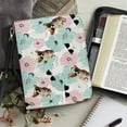 thumbnail image 4 of FOR U DESIGNS Corgi Floral Bible Case Bag Portable Bible Book Carrying Case PU Leather with Adjustable Strap Bible Bags and Totes for Women Size Large Stylish Bible Protective Bag, 4 of 7
