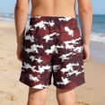 thumbnail image 5 of ATOGUTA Swim Shorts for Boys with Liner Bathing Suits Summer Quick Dry Swimwear Swim Trunks Size 5T-14, Red, 5 of 6