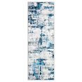 thumbnail image 3 of GlowSol 2'x6' Kitchen Runner Rug Modern Abstract Washable Rugs for Laundry Room Indoor Soft Non Slip Low Pile Bedroom Rug, Blue, 3 of 7