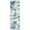 Blue, variant on FairOnly Modern Abstract Green 2'x6'Runner Rug Non Slip Non Shedding Stain Resisitant Indoor Floor Cover for Bedroom Dining Room