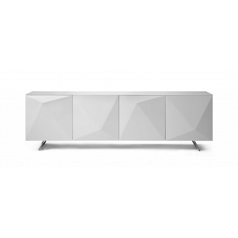 94 X 18 X 29 Grey Glass Buffet 94 X 18 X 29 Grey Glass Buffet