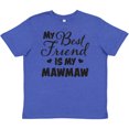 thumbnail image 3 of Inktastic My Best Friend is My Mawmaw with Hearts Youth T-Shirt, 3 of 5