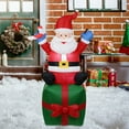 thumbnail image 4 of Inflatable Cartoon Giant Snowman with LED Light for  Garden Party Decor, 4 of 9