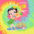 thumbnail image 4 of Wild Bobby Betty Boop Island Girl Paradise Betty Boop Tie-Dye T-Shirt, Minty Rainbow, Small, 4 of 4