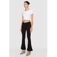 thumbnail image 3 of Women's Mid Rise Stretchy Carpenter Flare Leg Jeans, 3 of 5