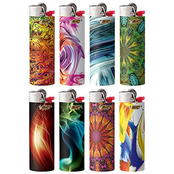BIC Special Edition Bohemian Series Lighters, Set of 8 Lighters