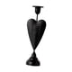 thumbnail image 2 of Portavelas cónico de hierro negro decorativo elegante centro de mesa tradicional adorno de mesa para recepción de boda resistente 55x23cm, 2 of 8