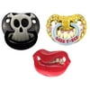 Billy Bob Baby Pacifier, 3 Pack (T-Rex, Lil King & Pirate)