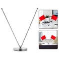 thumbnail image 4 of V Shaped Desk Flag Holder Sturdy Flag Pole Holder Flag Display Bracket Flag Pole with Base, 4 of 8