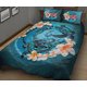 thumbnail image 2 of Juego de cama edredón Niue - Tatuaje animal Plumeria azul, 2 of 5