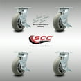 thumbnail image 2 of Cambro Meal Delivery Cart Caster Set with Brakes and Bolt on Swivel Locks – SCC, 2 of 2