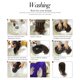 thumbnail image 4 of Peluca Recta Larga color Degradada - Peluca Recta de 24 Pulgadas con Flequillo Plano Peluca Sintética - Pelucas de Cosplay Diarias para Mujeres jinwen peluca marrón degradado, 4 of 8